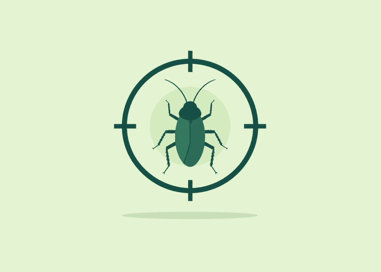 Close-up of a termite under a targeting scope, pest control in Durban.